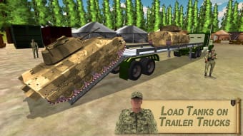 Army Tank Transport Airplane  Truck Drive Game