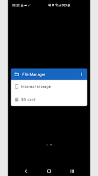 File Manager Link to default