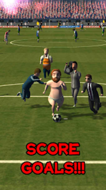 Football Guy Run Simulation