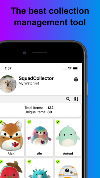 SquadApp - Collection Database