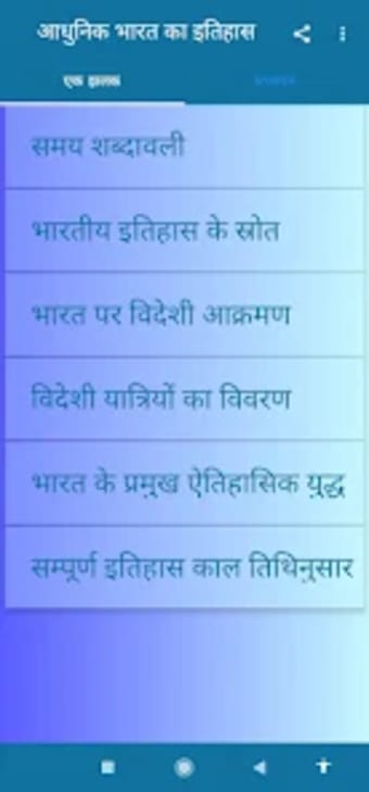 modern history of india hindi