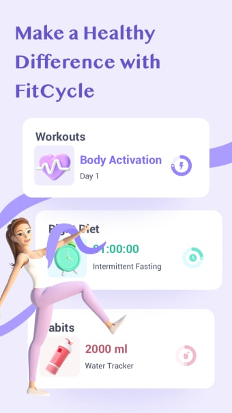 FitCycle - Weight Loss Workouts  Fitness Habits