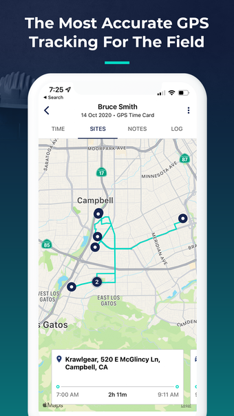 Workyard GPS Time Tracking App