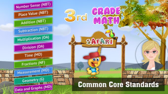 3rd Grade Math: Fractions Geometry Common Core