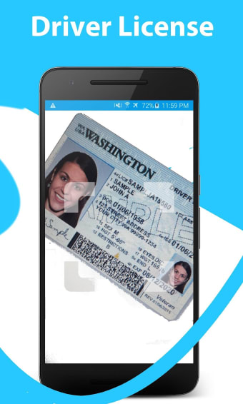 Driver license scanner QR Barcode PDF-417 reader