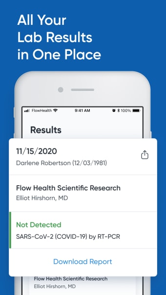 Flow Health Patient Portal
