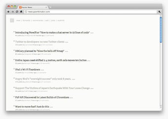 Readable HackerNews