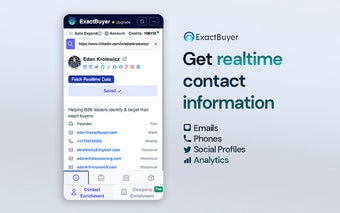 ExactBuyer: Realtime Contact & Company Finder