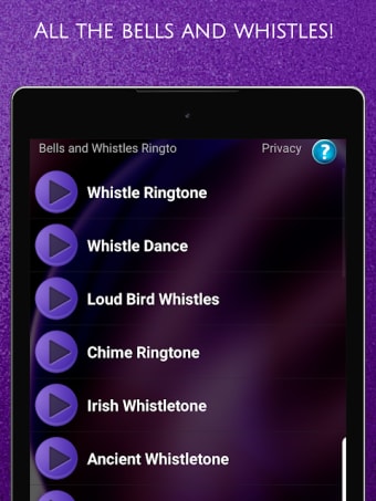 Bells and Whistles Ringtones