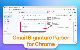 Email Signature Parser