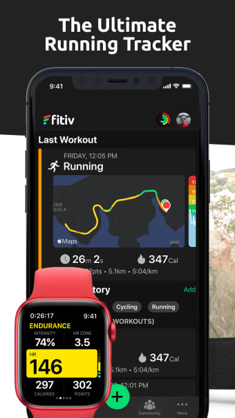 FITIV Run GPS Running Tracker