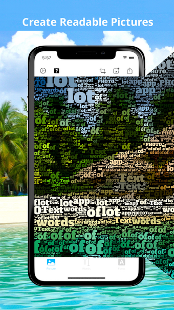 TextPhoto: Word Art From Pic