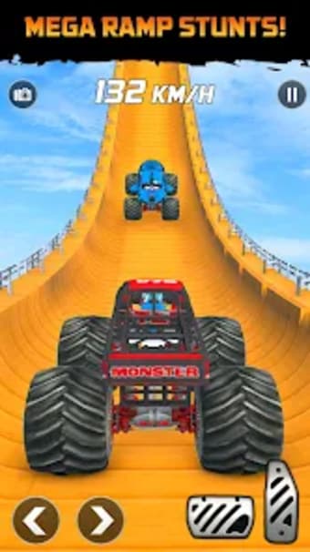 Monster Truck Race - Mega Ramp