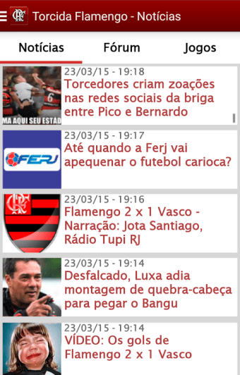 Torcida Flamengo - Notícias