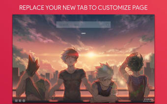 Aesthetic Anime Wallpaper HD Custom New Tab สำหรับ Chrome - ดาวน์โหลด