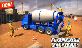 City Heavy Excavator Crane 3D