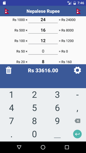 Cash Calculator -Money Counter