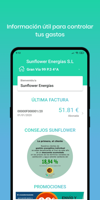 Sunflower Energías Clientes