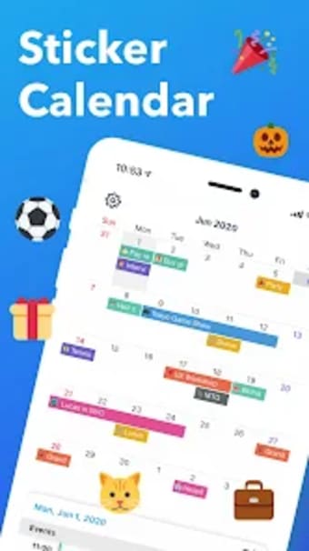 Sticker Calendar: Time Planner