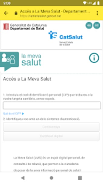 ServeisCAT - La Generalitat de Catalunya al mòbil