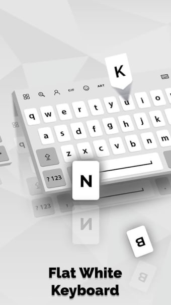 Flat White - Keyboard Theme