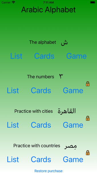 Arabic alphabet - lite