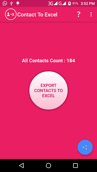 Contact To Excel