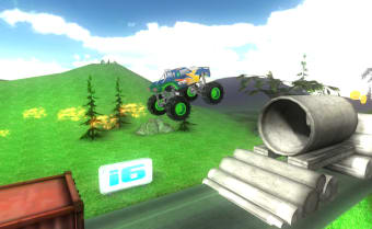 Big Monster Truck Racing 3D