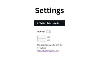 X (Twitter) Auto Refresher