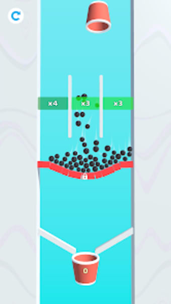 Bounce Ball: Red pong cup