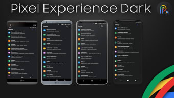 Pixel Experience Theme Dark for LG G7