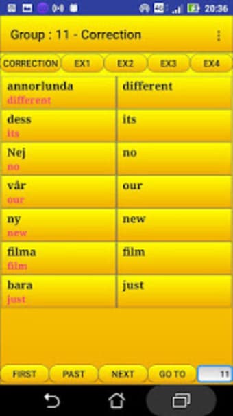 2000 Swedish Words most used