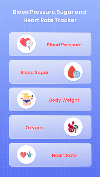 Blood Pressure  Sugar Diary