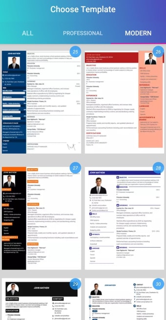 Free CV Maker  Resume PDF Maker