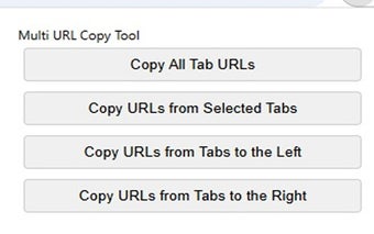 Multi Tab URL Copier