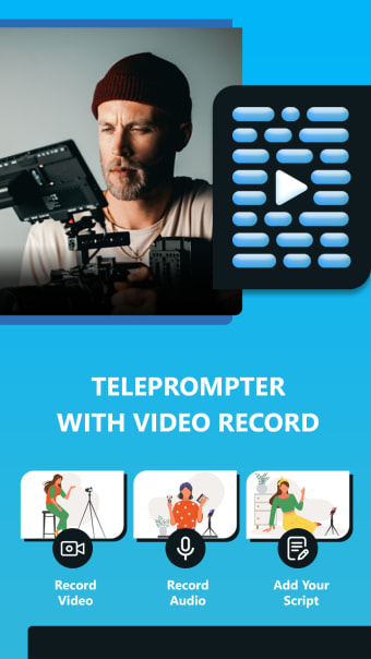 Teleprompter with Video Record