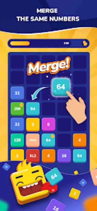 Merge Numbers X2 - 2048 Puzzle