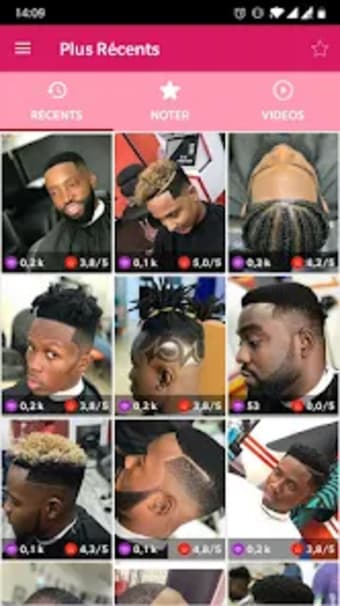 AfroBarber: men afro hairstyle