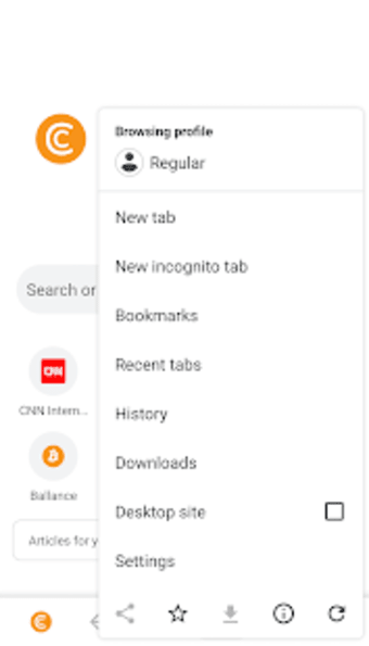 crypto tab browser start