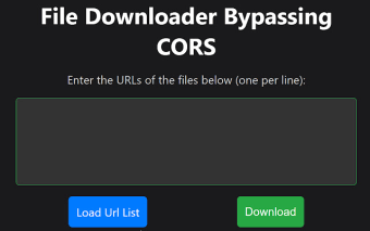 File Downloader Bypassing CORS