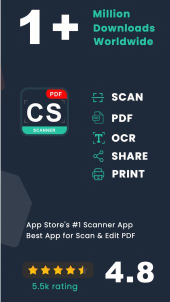 Cam Scan - PDF Scanner  OCR
