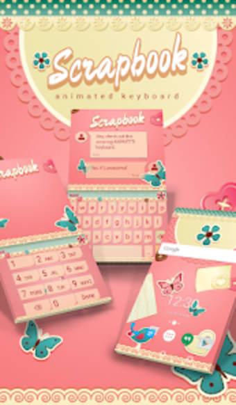 Scrapbook Animated Keyboard