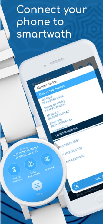 Android wear app: Smartwatch  Bluetooth notifier