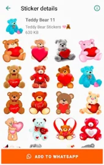 Teddy Bear Stickers for Whats