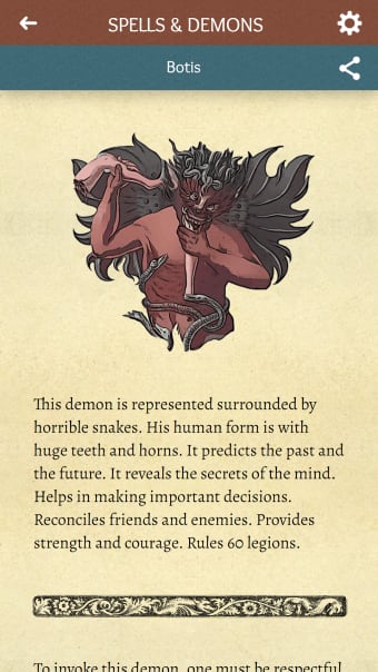 Spells and Demons