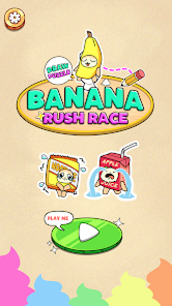 Banana Rush Race: Draw Puzzle