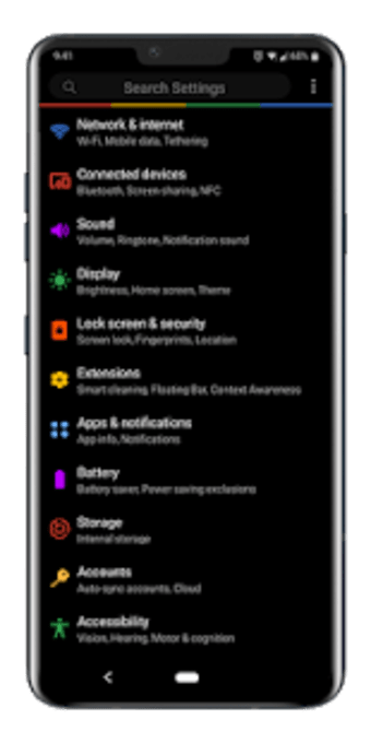 G Theme 3 for LG G7 V35 Pie UX 7 Devices