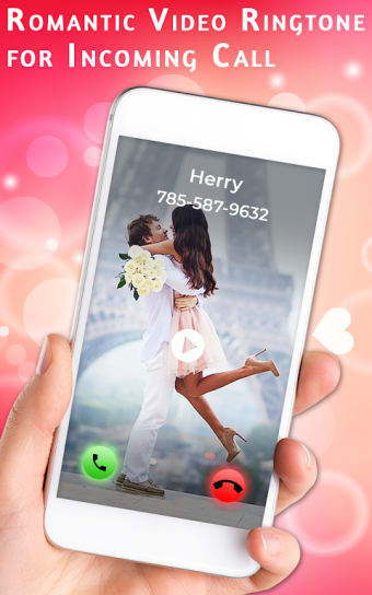 Romantic Video Ringtone for Incoming Call