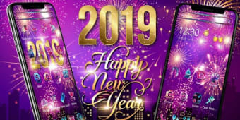 Happy New Year 2019 theme