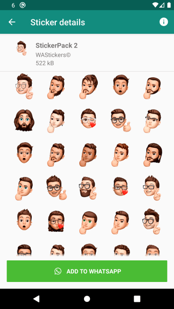 3D Men Emoji Stickers